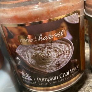 NWT Pumpkin Chai Spice Christmas Perfect Harvest Candle